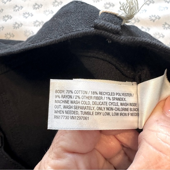 NWT Universal Thread Highest Rise Straight Ankle Jeans - Black Size 16 - Picture 6 of 6